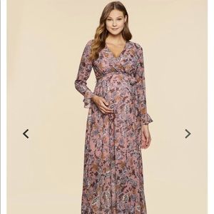 Jessica Simpson A-Line Maternity Maxi Dress